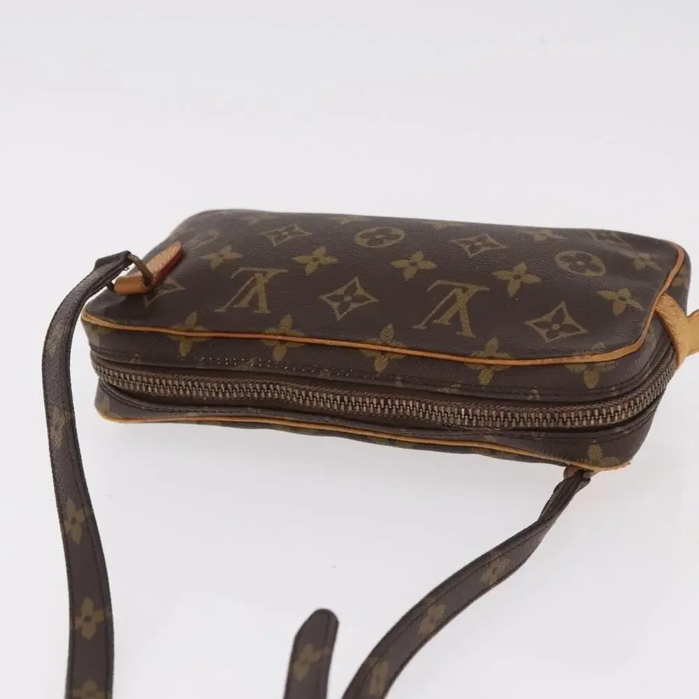 Louis Vuitton Monogram Marly Bandouliere Shoulder Bag Brown